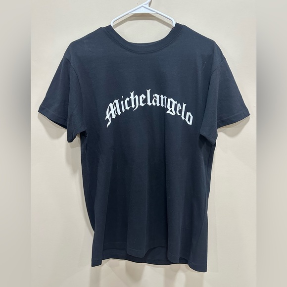 apoh London Other - Men’s Black Michelangelo Graphic T-Shirt Short Sleeve Size XL